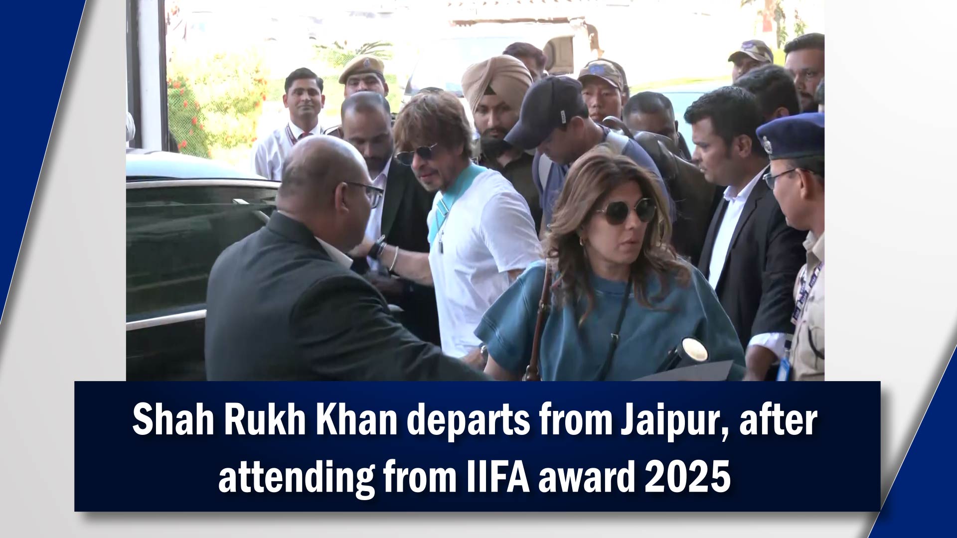 Shah Rukh Khan departs from Jaipur, after attending from IIFA award 2025